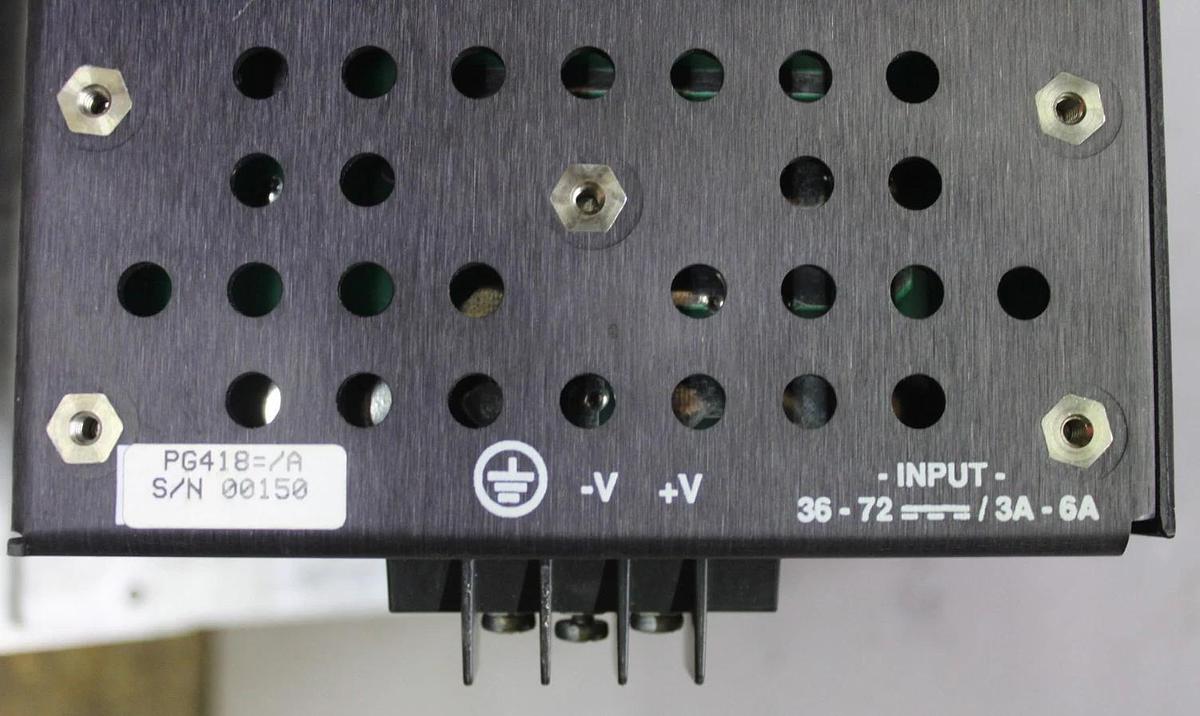 Used GENERAL ELECTRIC POWER SUPPLY UNIT PLPS3G01 36-72 VDC 3-6 AMP PG418