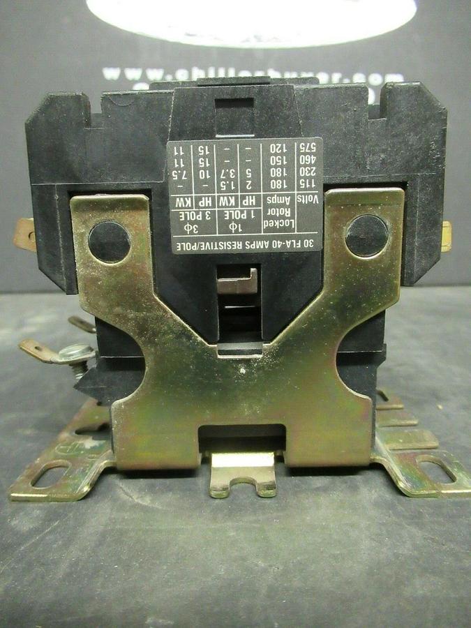 Used (LOT OF 3) EATON CONTACTOR C25DND330 SER. C1  30 AMP 600 VAC 15 HP 40 AMP/RES