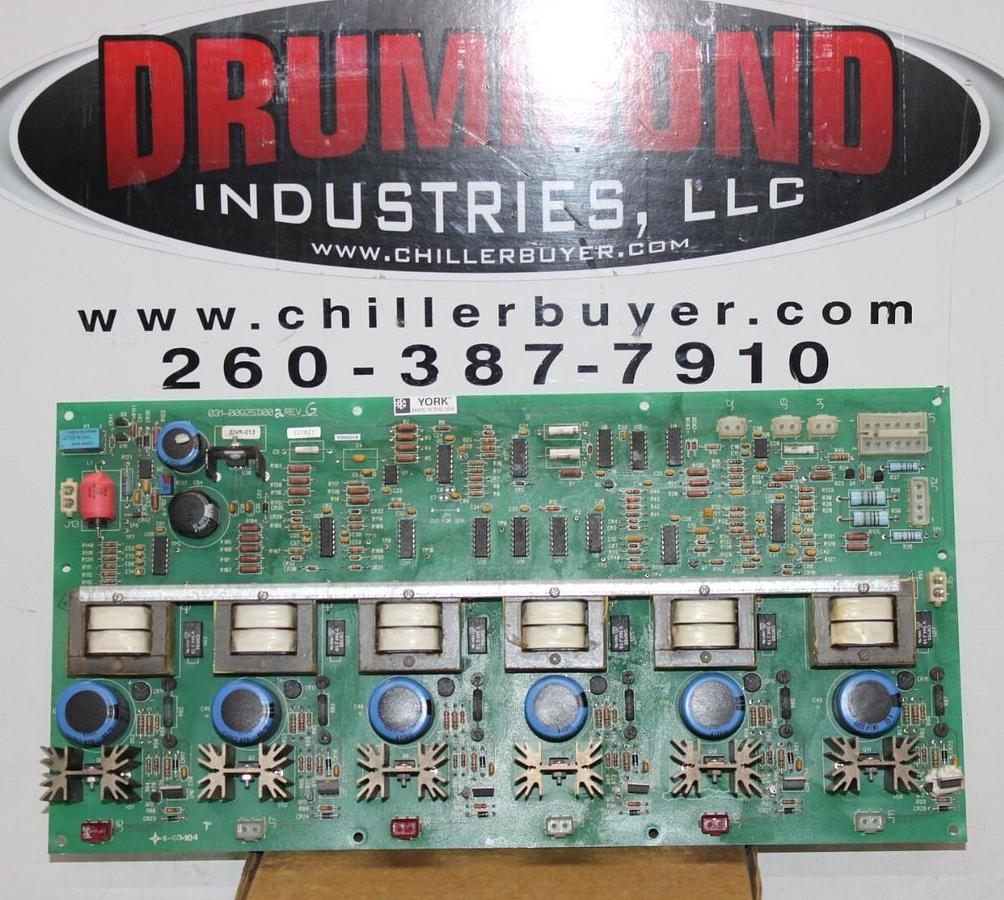 Used YORK HVAC CHILLER STARTER CIRCUIT BOARD 031-00925D002 REV. G *WARRANTY INCLUDED*