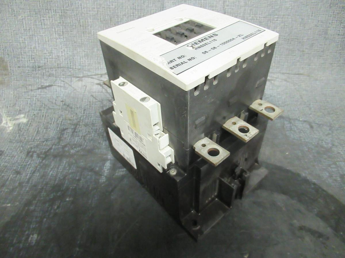 Used 195 AMP SIEMENS CONTACTOR HN53EL115 600 VAC 3 POLE **WARRANTY INCLUDED**