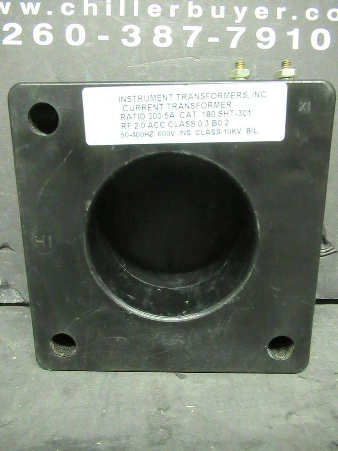 Used INSTRUMENT CURRENT TRANSFORMER 180 SHT-301 RATIO: 300:1 A
