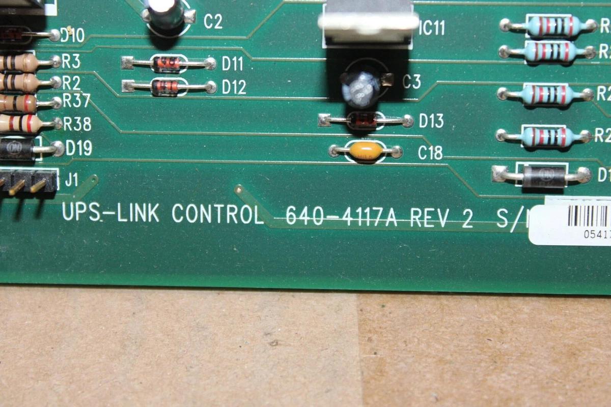 Used APC UPS DISPLAY COMPUTER INTERFACE CARD 640-4117A REV. 2 0G-SYCDCI FOR SYCF40KF