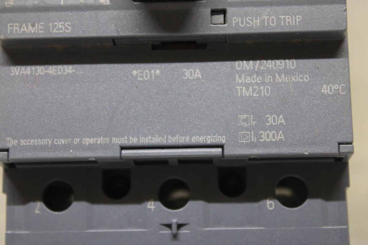 Used SQUARE D I-LINE CIRCUIT BREAKER FA24030AB SERIES 2 30 AMP 480 VAC 2-POLE