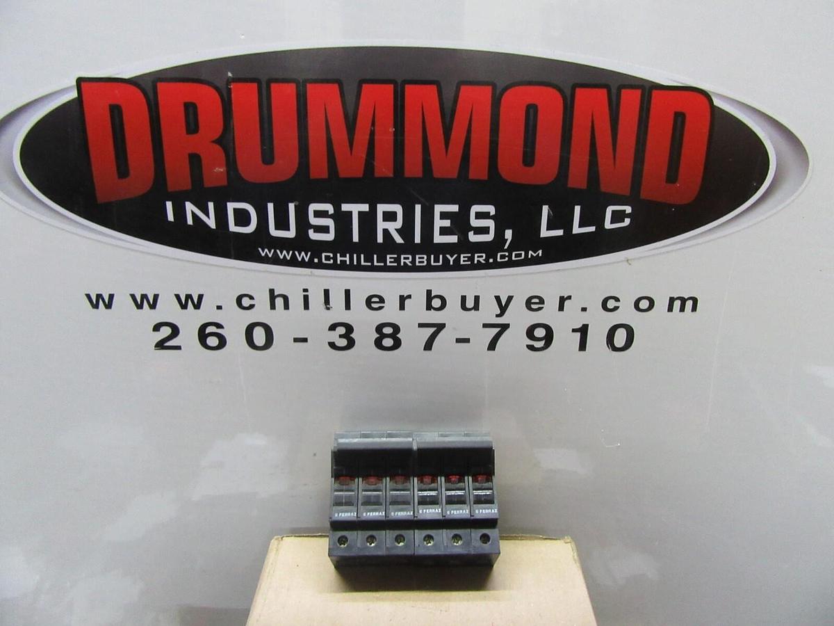 Used LOT OF 2 FERRAZ FUSE HOLDER ST-1 M-81-224 600V 32A 3-POLE **WARRANTY**