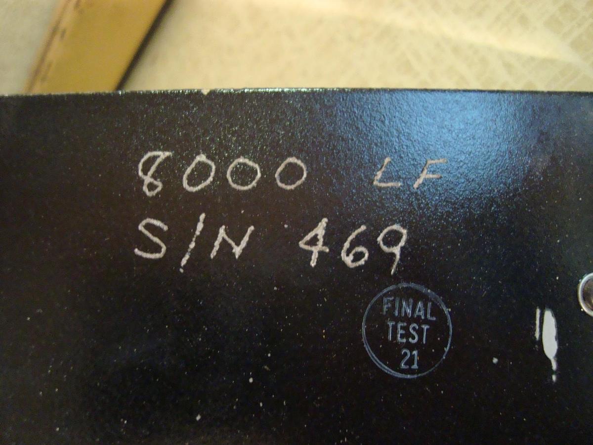 Used GENERAL ELECTRIC 8000 LF V/F MONITOR D20186F REV. C D20186B REV.C