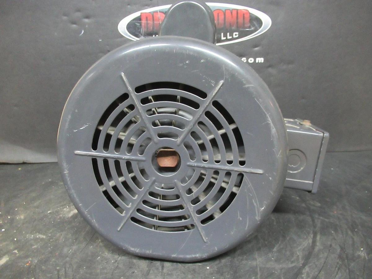 Used DAYTON MOTOR 6K942M 1 PHASE 115/230 VOLT 1.15 SF 9 AMP 1/2 HP 1725 RPM