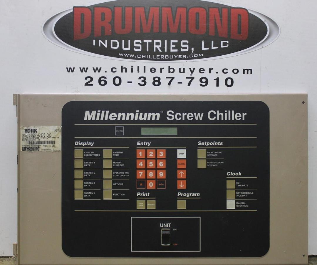 Used YORK MILLENNIUM SCREW CHILLER CONTROL PANEL 024-30910-000 **WARRANTY**
