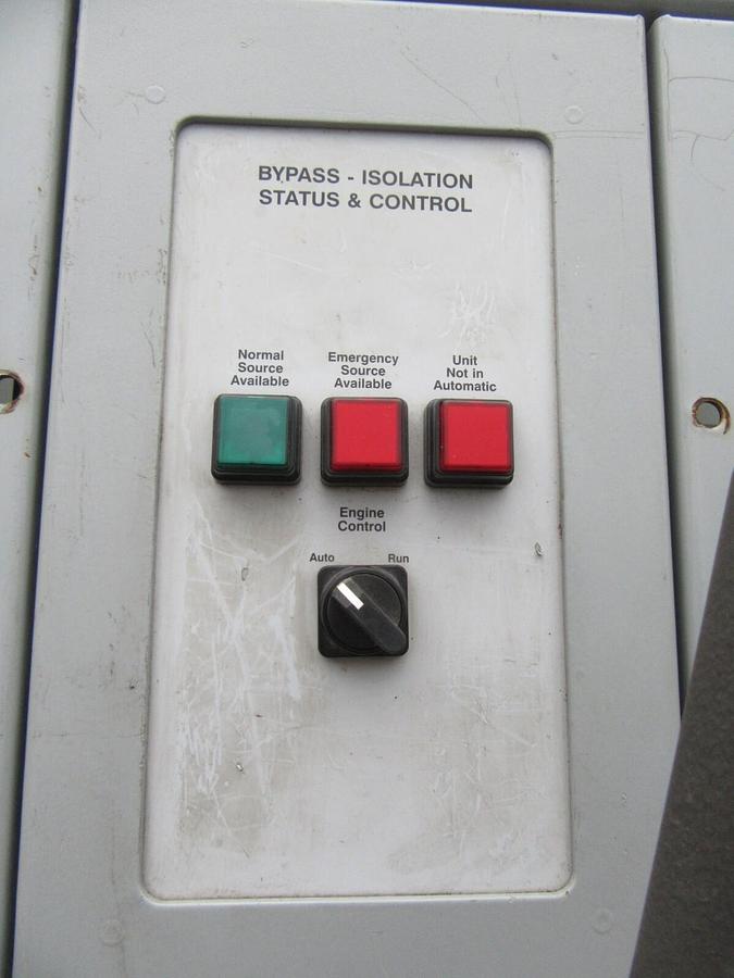 Used 1000 AMP ASCO AUTOMATIC TRANSFER SWITCH 7000 SERIES 480 V ATS BYPASS ISOLTION