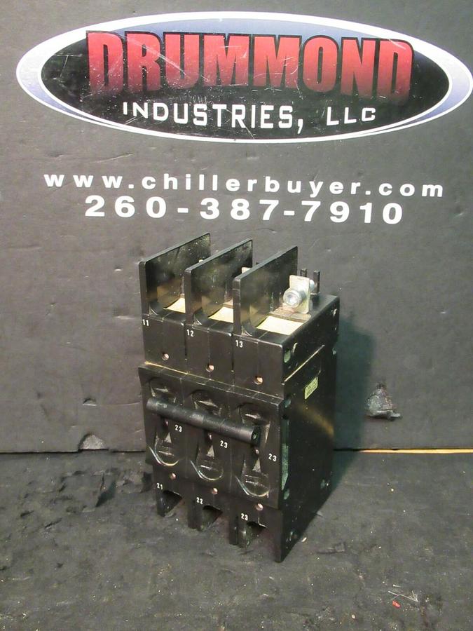 Used AIRPAX 3 POLE 23 AMP BREAKER 600 VAC 219-3-2600-438 TRIP 27 AMPS HH83XB438-B