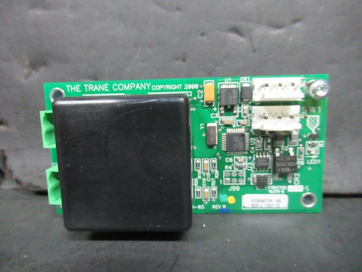 Used TRANE HIGH VOLTAGE BINARY INPUT CIRCUIT BOARD X13650729-05 REV. J 6400-1120-03-B