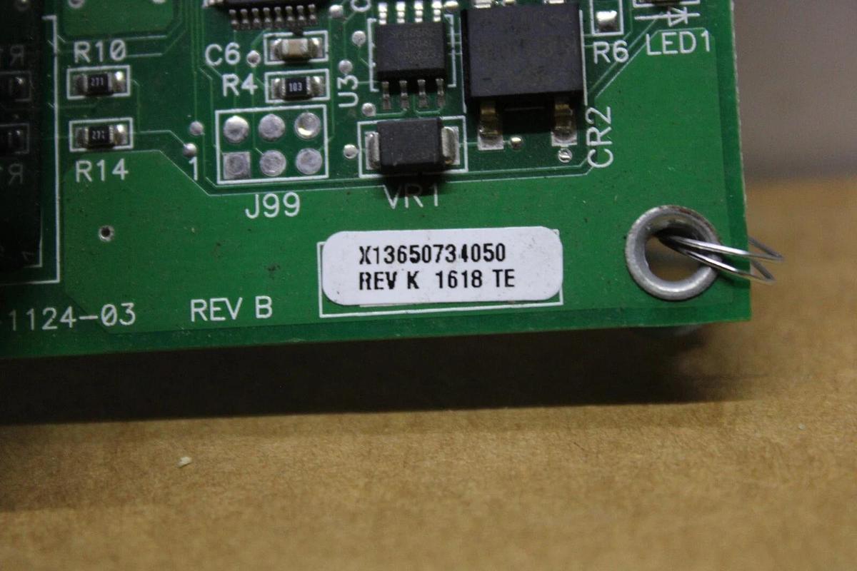Used TRANE DUAL TRIAC OUTPUT CIRCUIT BOARD X13650734050 REV. K 6400-1124-03 REV. B
