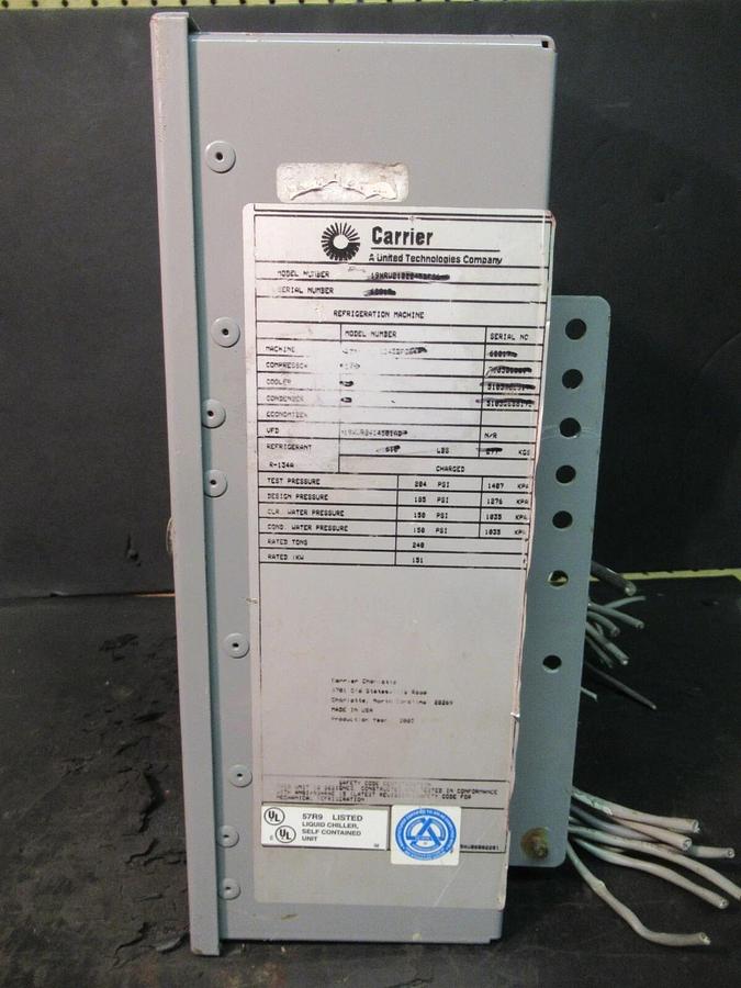 Used CARRIER COMFORT NETWORK CHILLER HMI INTERFACE 19XRV 19XR04023408 CEPL130445-03-R