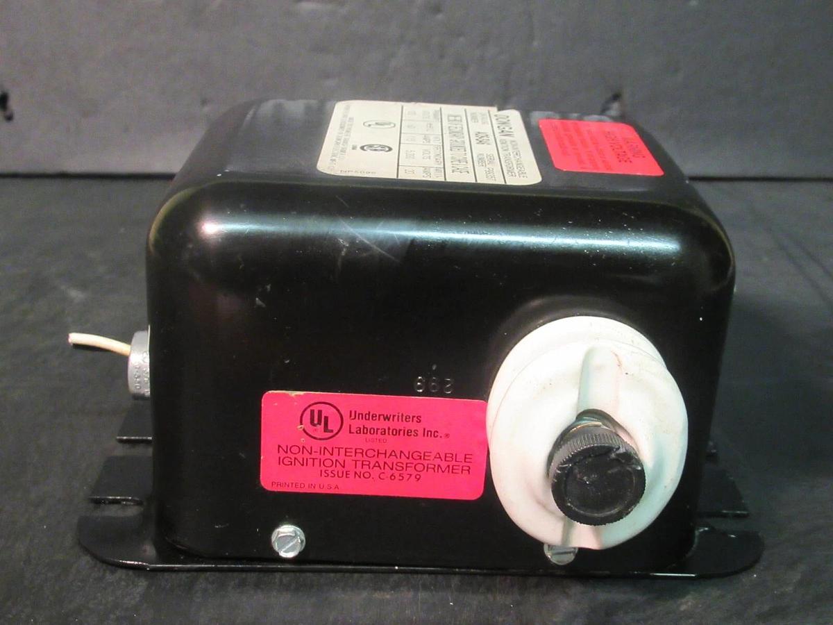 Used 115 VA DONGAN IGNITION TRANSFORMER NON-INTERCHANGEABLE 120 V PRI 5,000 V SEC A05