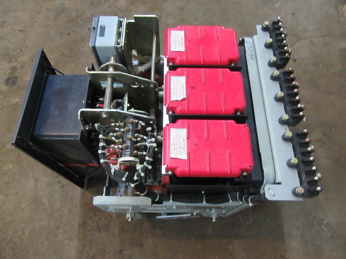 Used GE AKR 1600 AMP BREAKER AKR-8D-50-H1 MICRO VERSA TRIP A216LSGMR 1600A GROUND LSG