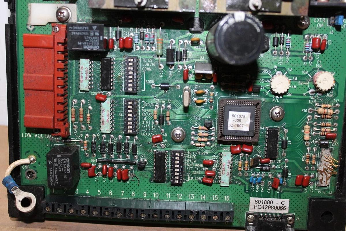 Used ASCO TRANSFER SWITCH CIRCUIT BOARD 601879-F 601880-C **WARRANTY INCLUDED**