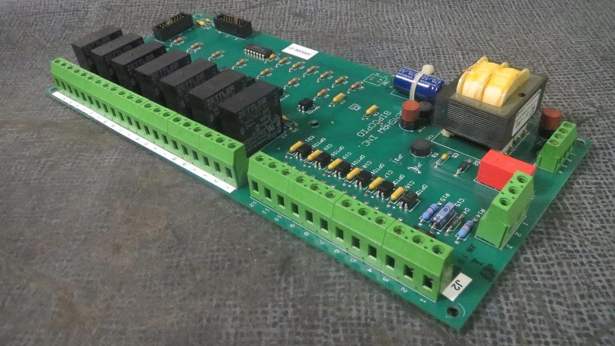 Used BENSHAW I/O INPUT OUTPUT CHILLER CIRCUIT BOARD MODEL: BIPCCPIO ASSEMBLY: PC-1364