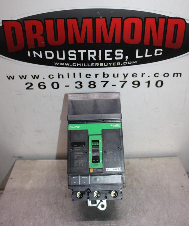 Used SQUARE D I-LINE CIRCUIT BREAKER FA34040 40 AMP 600 VOLT 3-POLE