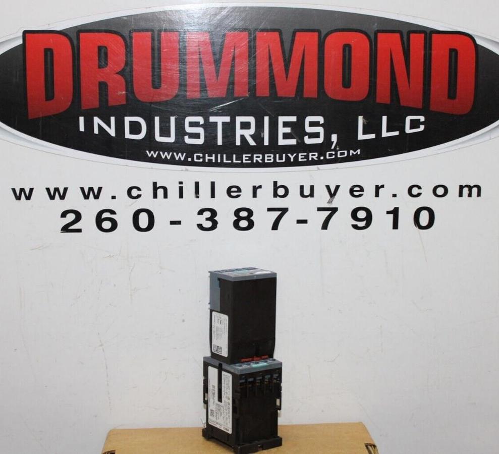 Used SIEMENS SIRIUS CONTACTOR 3RT2016-1AB01 W/ 3RA2811-1CW10 TIME DELAY RELAY