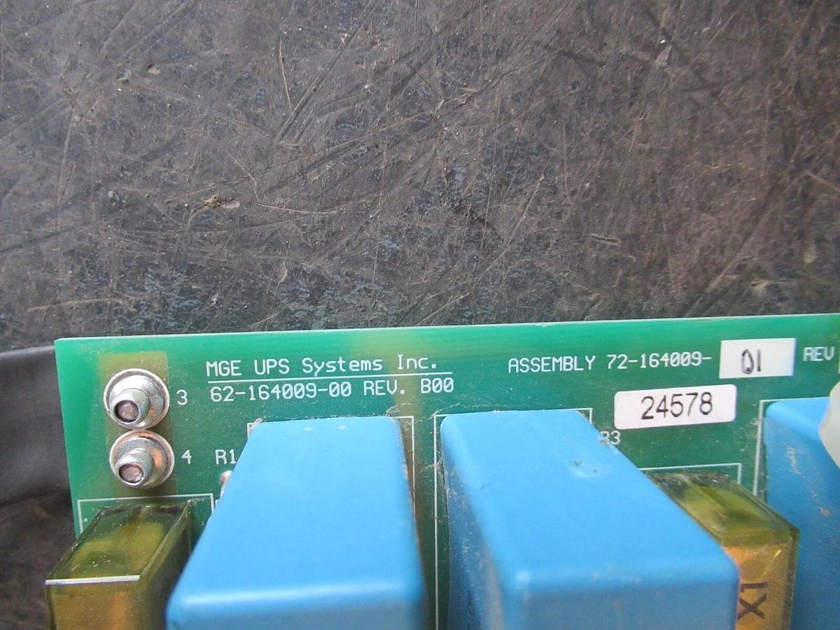 Used MGE UPS CIRCUIT BOARD 62-164009-00 REV B00 **WARRANTY INCLUDED**