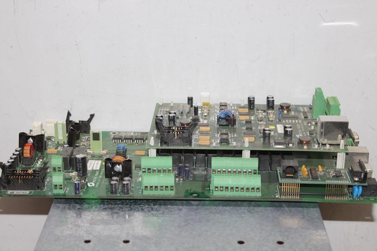 Used ACTIVE POWER SYSTEM I/O BOARD 30115-03 30114 REV. D W/ DAUGHTER BOARD 30126-2 A