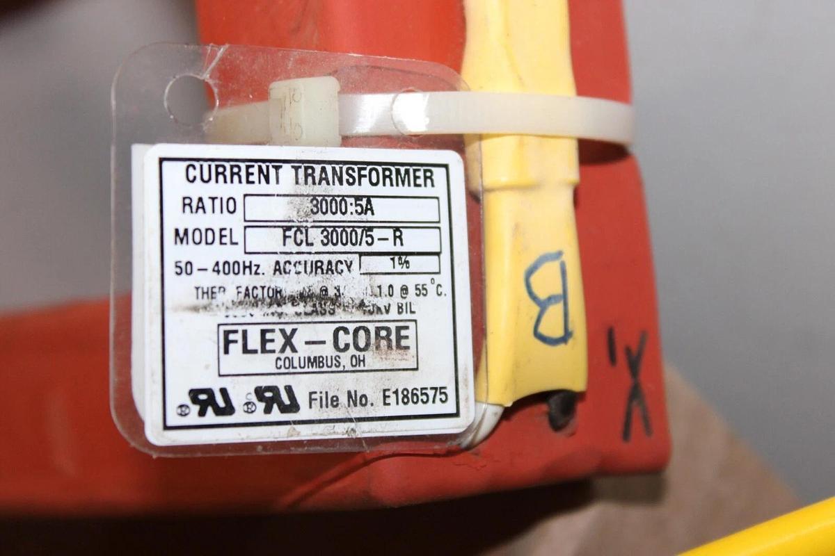 Used FLEX-CORE CURRENT TRANSFORMER FC-3000/5-R 3000:5 50-400HZ