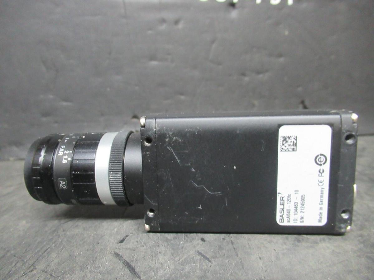 Used BASLER FIRE WIRE SCOUT CAMERA SCA640-120FC 120 FPS MONOCHROME **WARRANTY**
