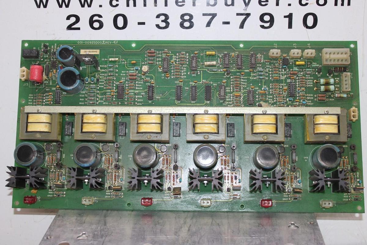 Used YORK CHILLER STARTER CIRCUIT BOARD 031-00925D002 REV. C1 **WARRANTY**