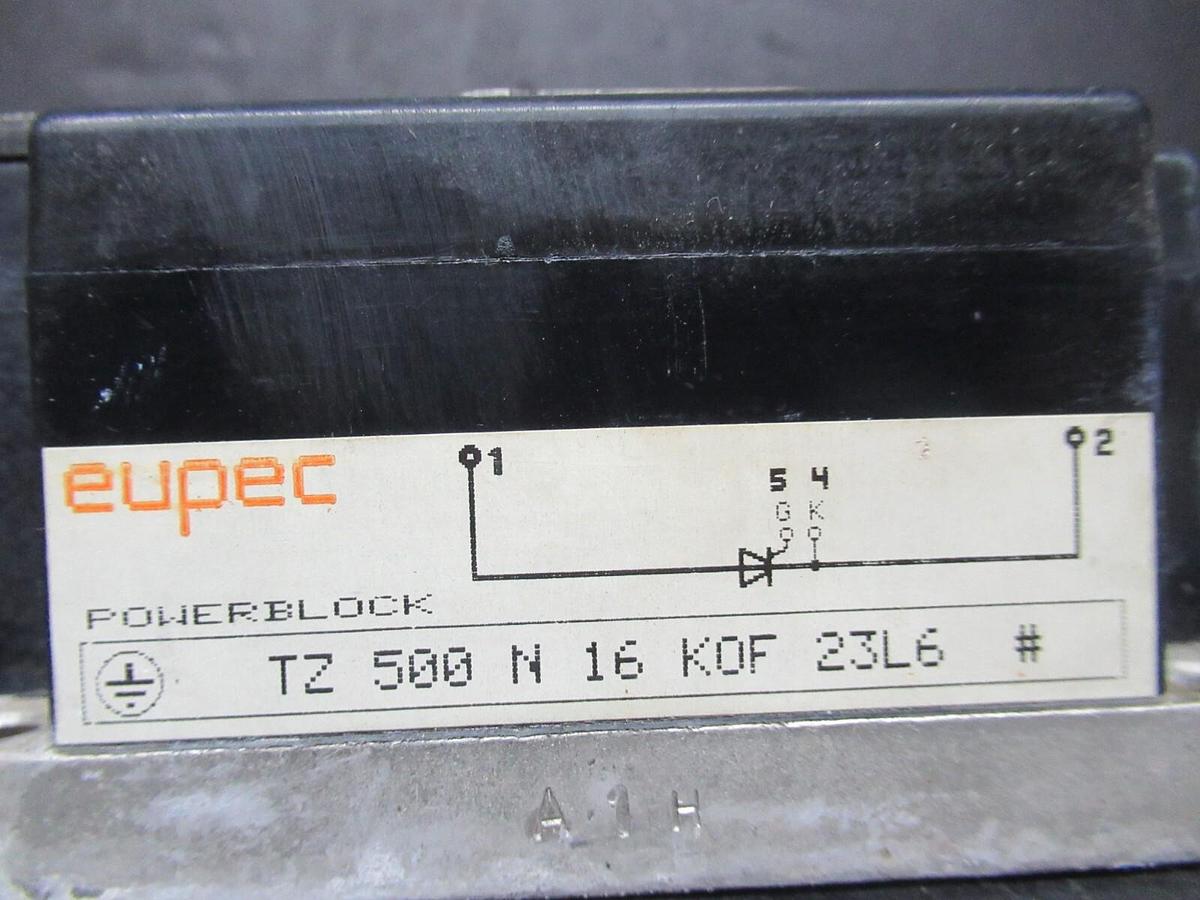 Used EUPEC POWERBLOCK IGBT POWER MODULE TZ500N16KOF **WARRANTY INCLUDED**