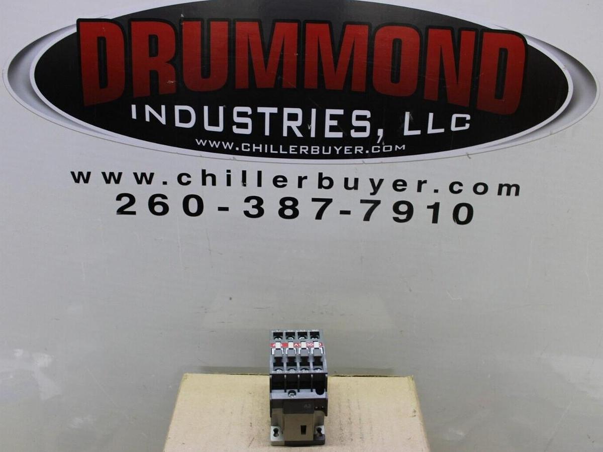 Used ABB CONTACTOR A12-30-10 25-28 AMP 600 VAC 10 HP 7.5 kW 3-POLE 3-PHASE COIL: 120V