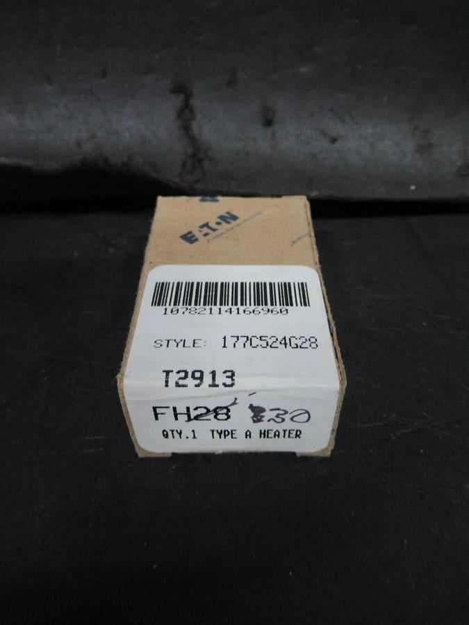 Used NEW SURPLUS CUTLER HAMMER TYPE A HEATER 177C524G28 FH30 **WARRANTY INCLUDED**