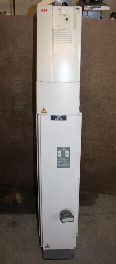 Used ABB VARIABLE SPEED DRIVE ACH401601632 480 VAC 3-PHASE *W/ BYPASS* *NO KEYPAD*