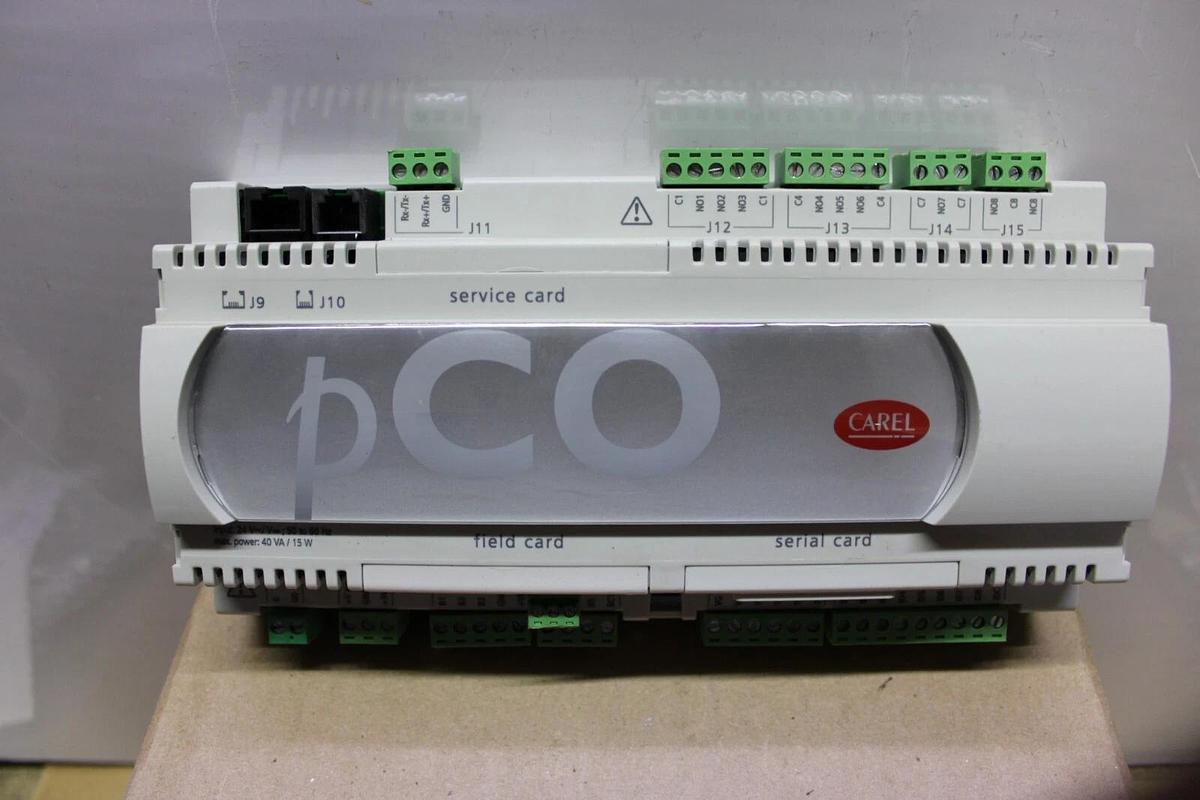 Used CAREL PCO PROGRAMMABLE CONTROLLER PCO3000AS0 24 VAC 40 VA 15 WATT