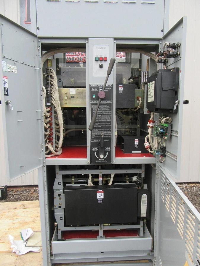 Used 1000 AMP ASCO AUTOMATIC TRANSFER SWITCH 7000 SERIES 480 V ATS BYPASS ISOLTION
