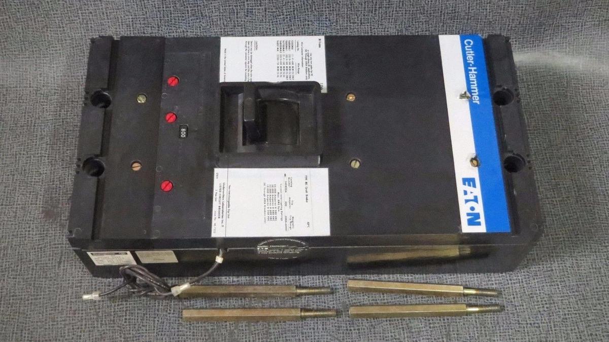 Used 800 AMP CUTLER HAMMER BREAKER MS360800A 600V W/ 120 VAC SHUNT TRIP **WARRANTY!**