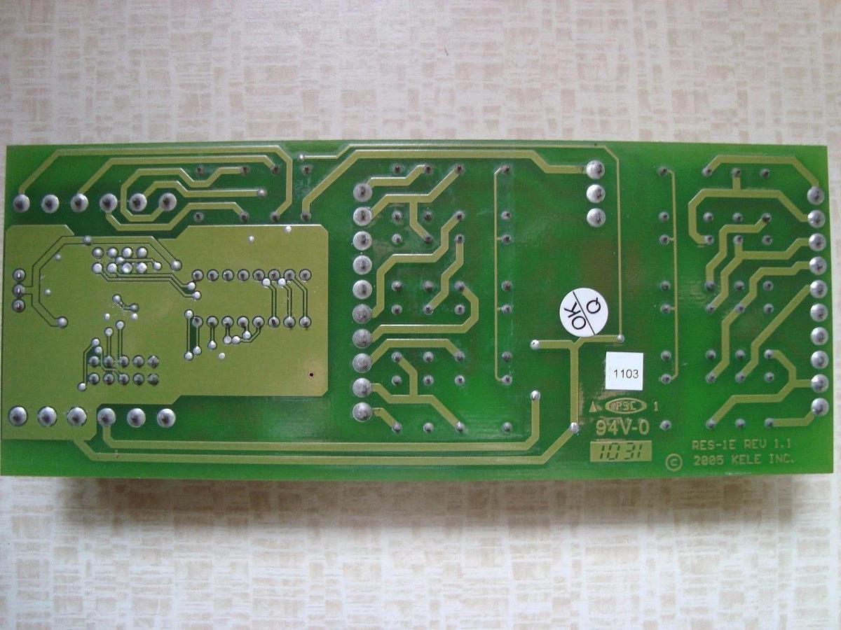 Used KELE INC RESISTANCE TRANSDUCER CIRCUIT BOARD 24V MODEL: RES-1E