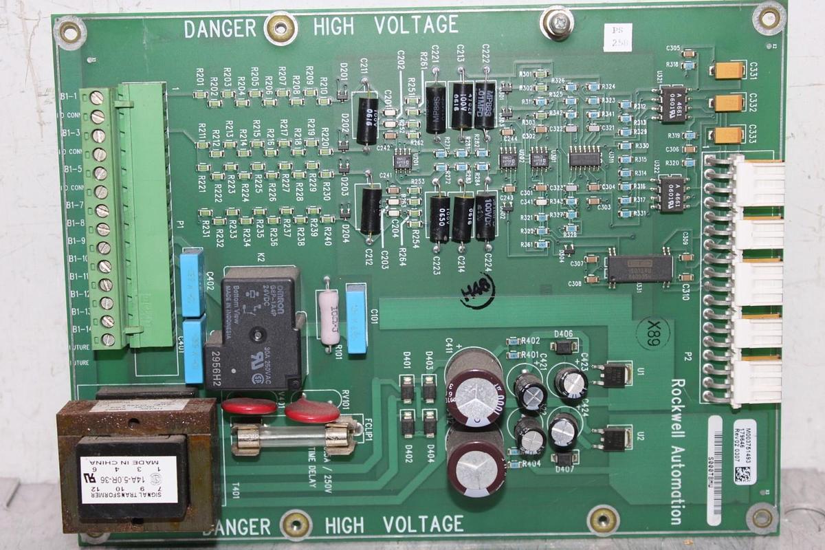 Used ROCKWELL LIQUIFLO VFD LINE SYNC BOARD 179646 REV. 02 M003751493