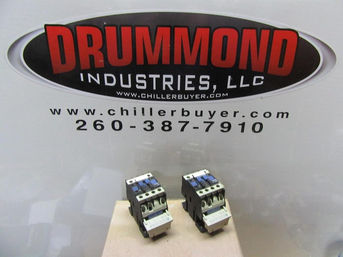 Used LOT OF 2 TELEMECANIQUE CONTACTOR LC1-D0901 600 VOLT 25 AMP 7.5 HP