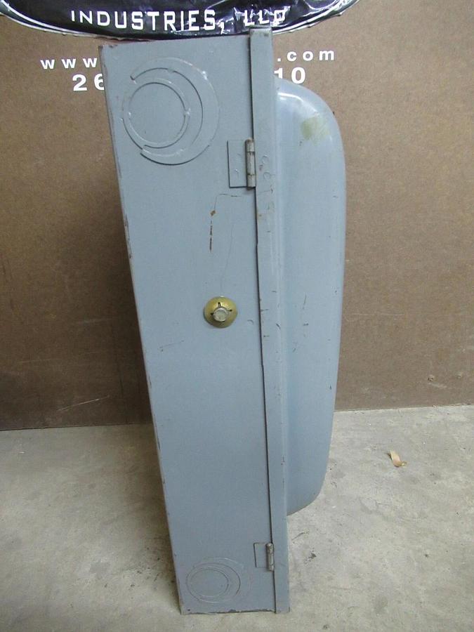 Used SQUARE D SAFETY SWITCH H324-N SER. A1 200 AMP 50 HP 240 VAC 3-POLE **WARRANTY**