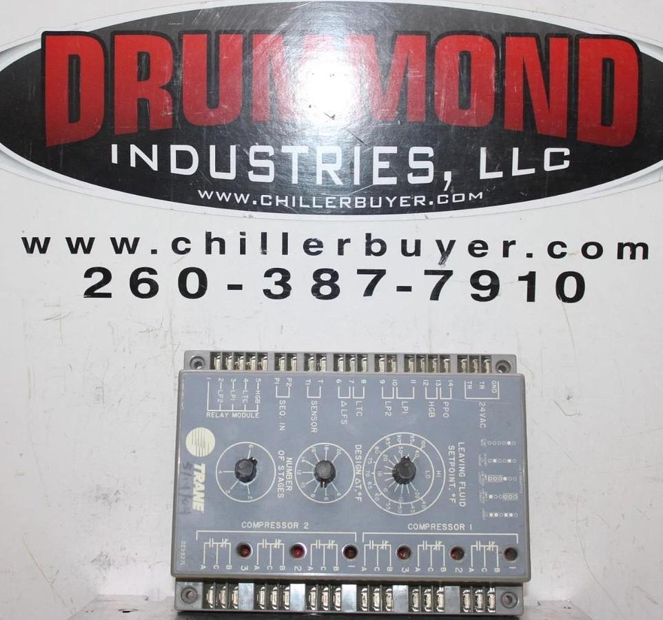Used TRANE CHILLER CONTROL MODULE 229927L W7900A10006 24 VOLT 12 VA **WARRANTY**
