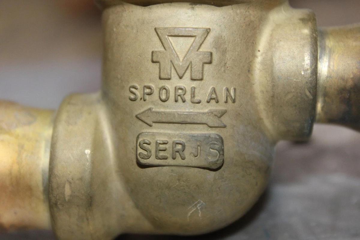Used SPORLAN ELECTRIC EXPANSION VALVE SERI-JS M12 10'-S