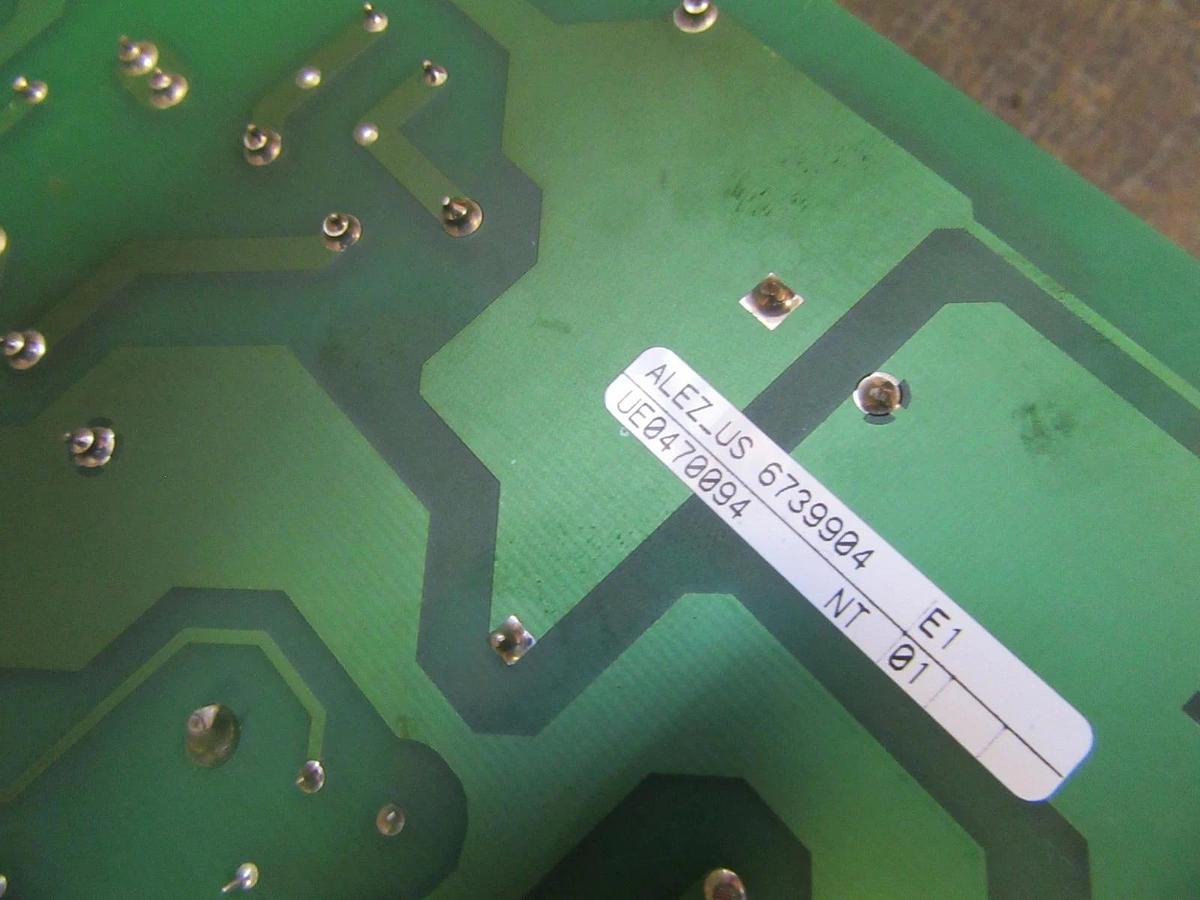Used MGE ALEZ POWER SUPPLY PLC BOARD 6739817XD-2E **WARRANTY INCLUDED**