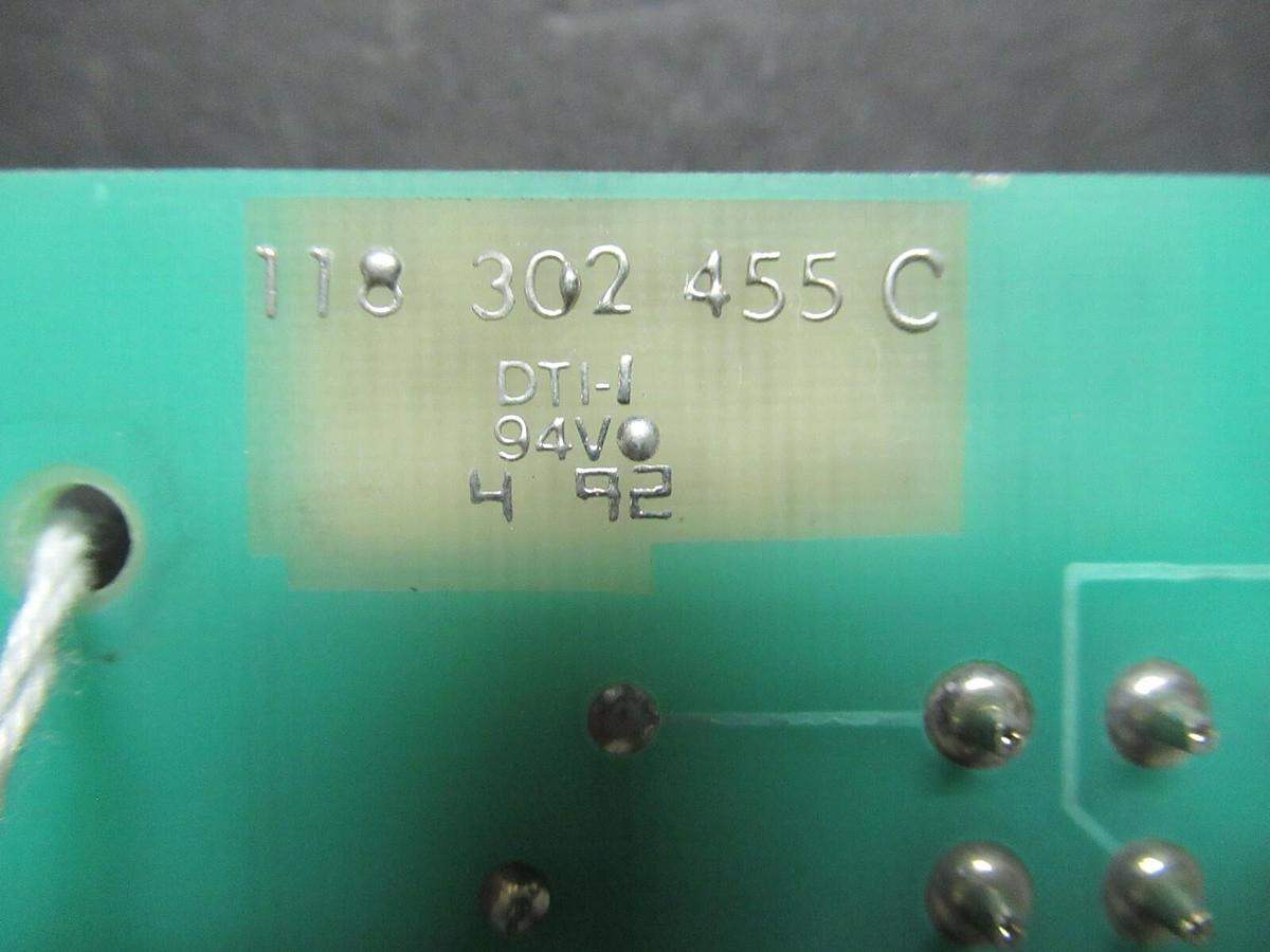 Used EXIDE DC SENS BOARD 118-302-455-C / 101072993-P2