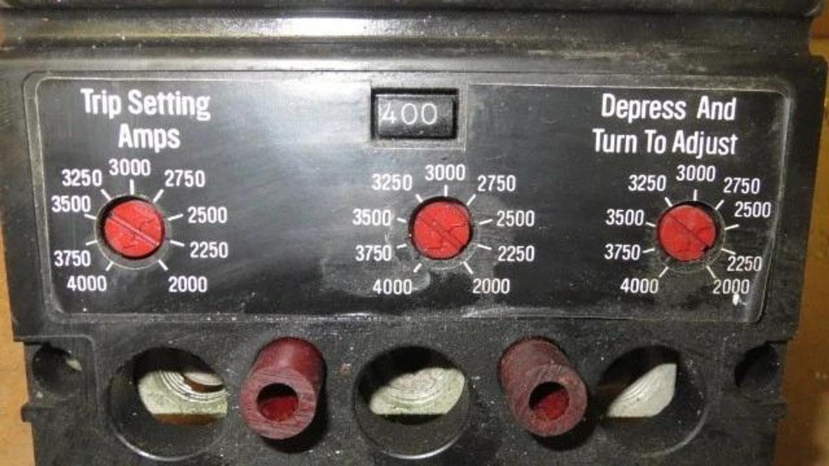 Used 400 AMP WESTINGHOUSE BREAKER 600 VOAC WITH 400 AMP TRIP: MCP534000C **WARRANTY**