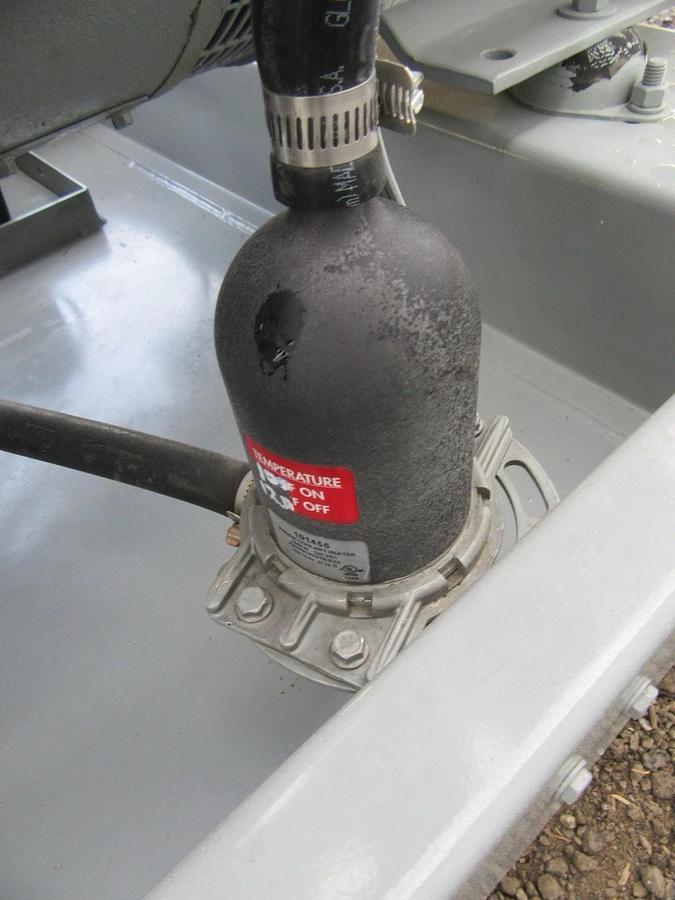 Used 30 KW GENERATOR MTU 4.3 NATURAL GAS LP PROPANE 120/240 VOLT 1PH 89 HRS 40KW 2015