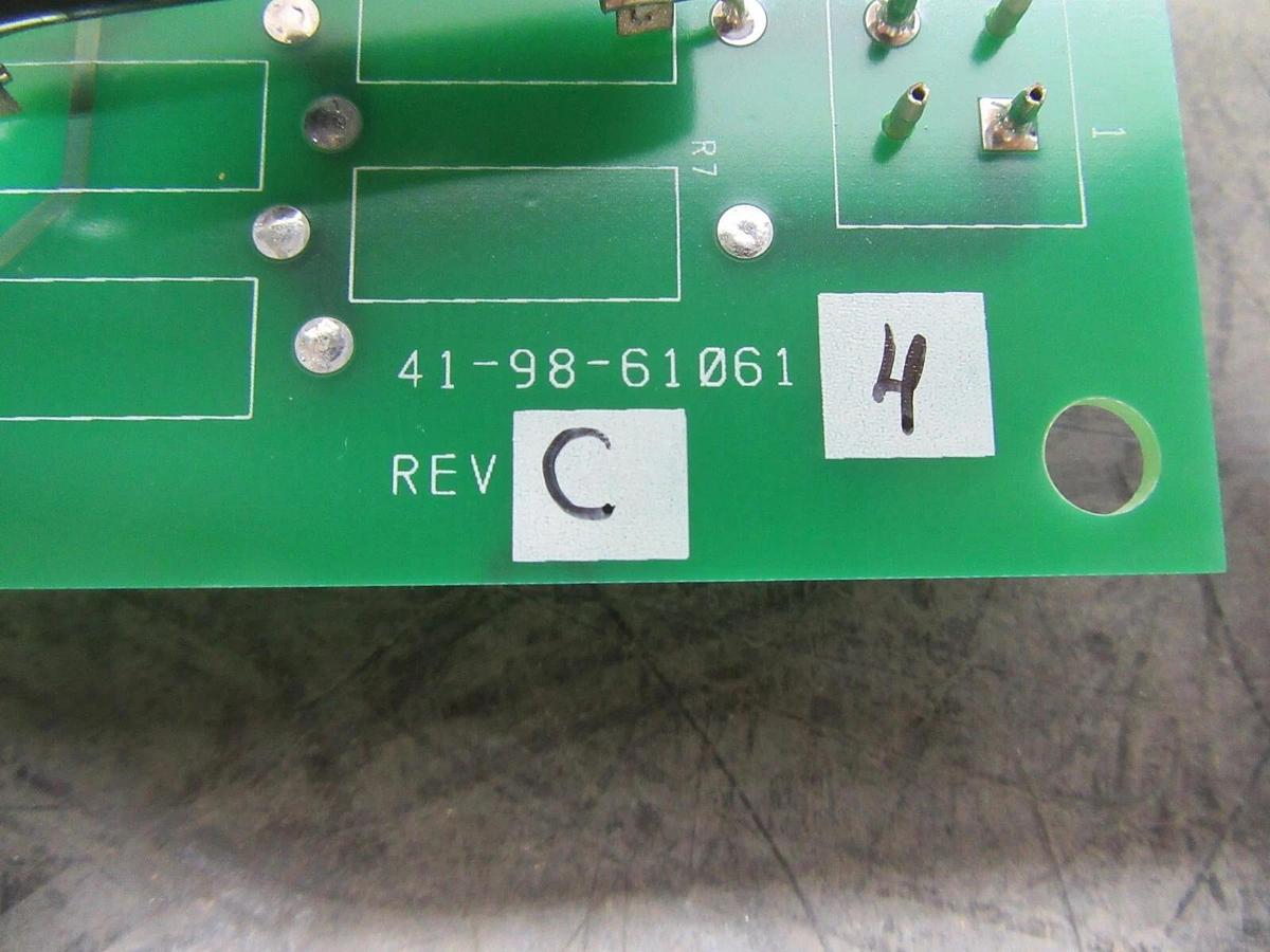 CYBEREX CIRCUIT BOARD 41-98-610614 REV. C PCB-61060-1 REV. A **WARRANTY**