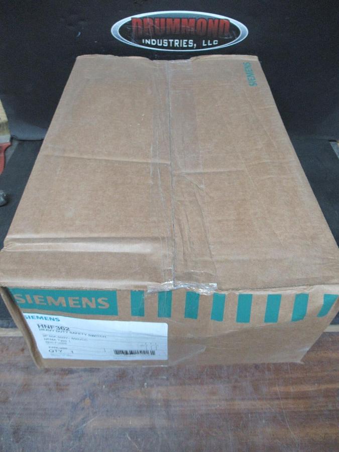 NEW IN BOX SIEMENS HEAVY DUTY FUSIBLE SAFETY SWITCH HNF362 600 VAC 60 AMP