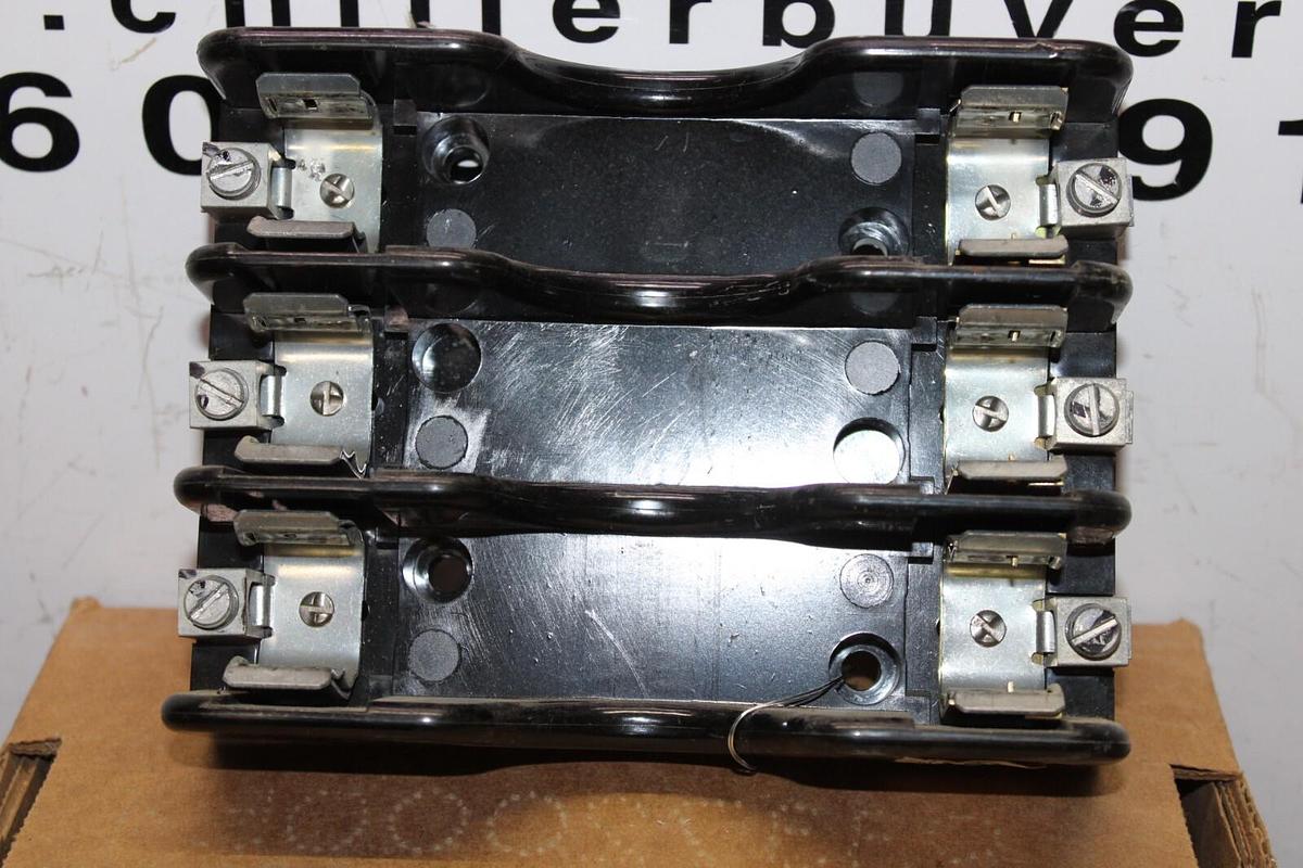 Used MARATHON FUSE LUG SET 6R60A3B 600 VOLT 60 AMP 3-POLE 3-PHASE **WARRANTY**