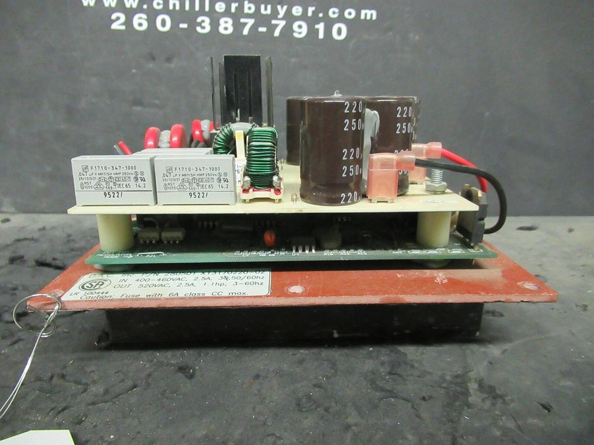 Used DAC INC 280501 RECTIFIER BOARD X13170220-02 460 VAC INPUT 520 V OUTPUT 1.1 HP