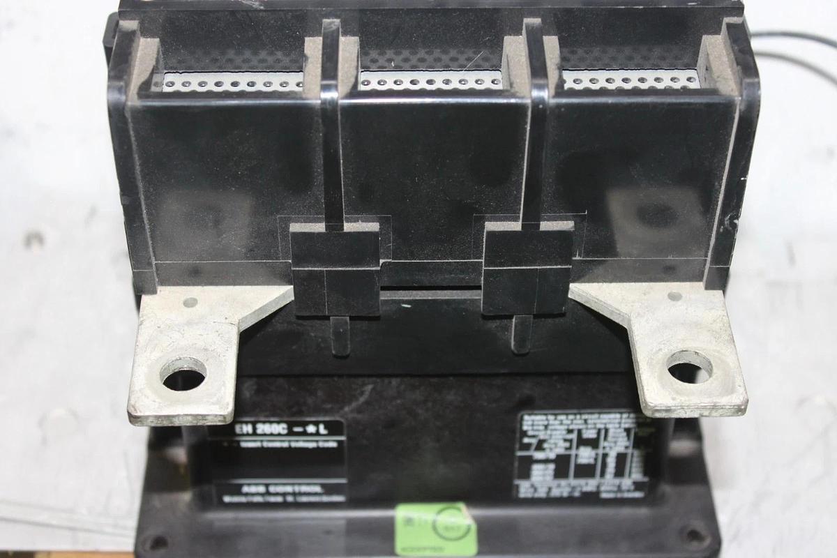 Used ABB CONTACTOR EH-260 2-POLE 300 AMP 240 VAC COIL: 24 VDC **WARRANTY**