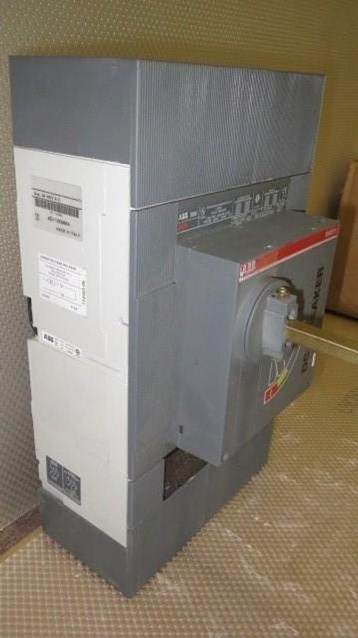 Used ABB D/C BREAKER SACE S6 600 AMP, 600 VAC 500 VDC W/ 600 AMP TRIP, 2 POLE